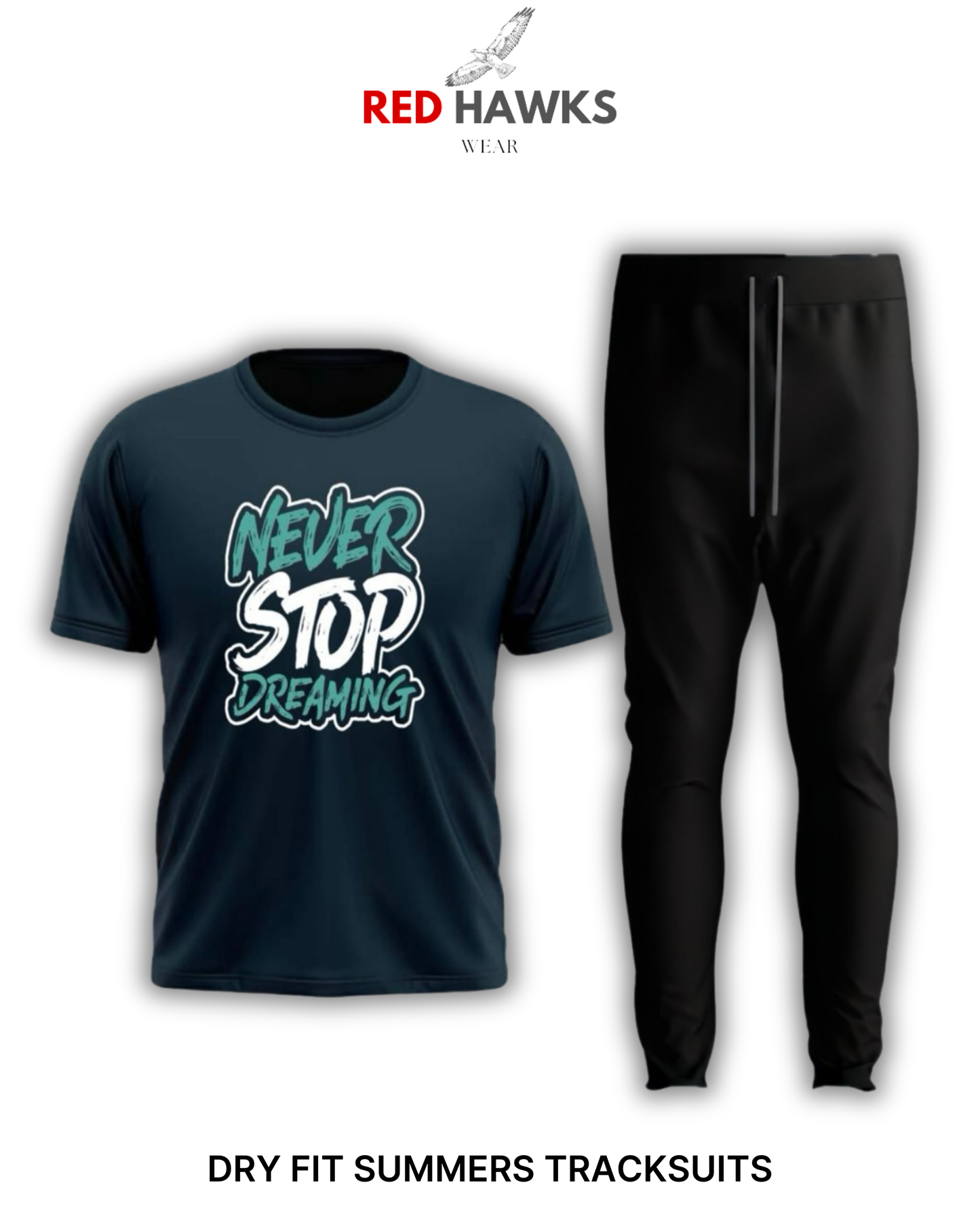 Never Stop Learninig - Tracksuit - Dri-Fit